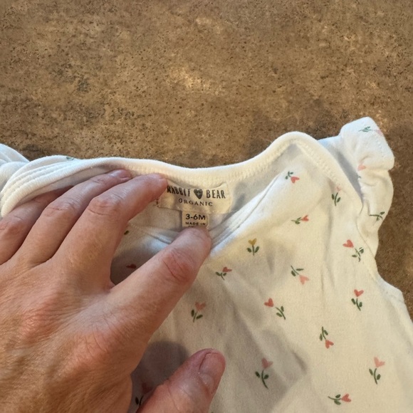 5 PACK! Pink and White Bodysuits Soft Cotton One Pieces - Picture 13 of 16